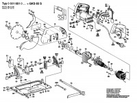 Bosch 0 601 651 041 GKS 65 S Circular hand saw GKS65S Spare Parts